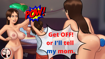 Stop beating me with that monster dildo. Your susbscribers want to jerk me off now!