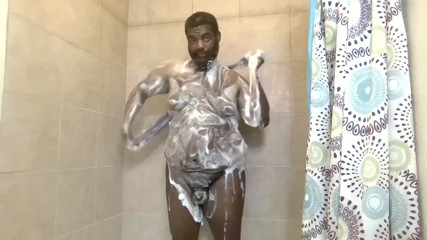 Slippery soapy sexy shower