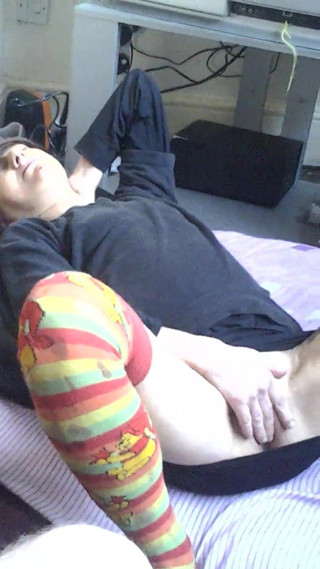 mandy the dirty slut fingering herself