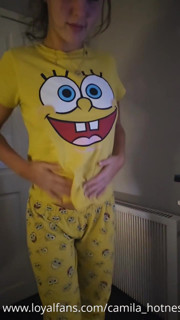 Stripping From My Spongebob Pjs