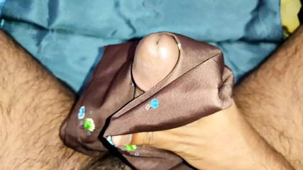 Satin silk handjob porn - chachi ki brown satin silky saree me muth mari (90) thumbnail