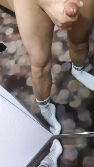 Hot German Boy Is Playing Infront Mirror