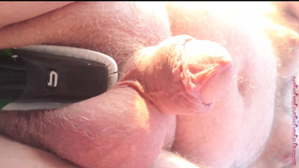 Naked on the Bike Saddle - Outdoor