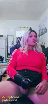Slow Pump Smoking Fetish