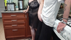 Mother-in-law Loves to Swallow Thick Cum