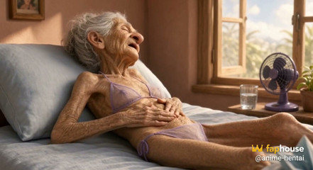90 Year Old Mature Woman Has Multiple Orgasms in Bed with a Soaking Wet Pussy