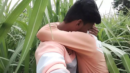 Sugarcane Field Forest Outdoor And Electric Scooter Stop Gay Movie In Hindi