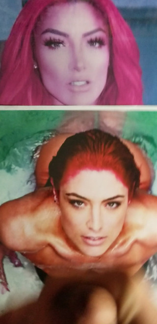 WWE Eva Marie Cum Tribute 4