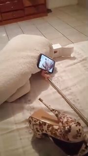 My cuckold films me masturbating