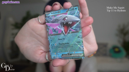 Amateur MILF Topless Pokemon Card Opening - Grey Desire