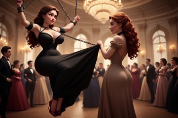 Public sex, prom, Redhead, animation, Uncensored Hentai, BDSM, Big Breasts, Funk