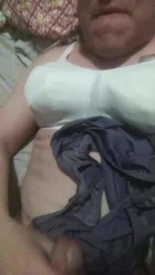 Me in bra and panty cum