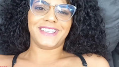 Married Brazilian moaning hot on cock