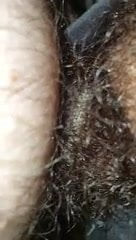 POV hairy chub bottom getting fucked not by daddy in hallway