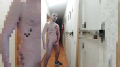 Cum in corridor neighbor