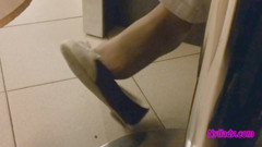 Nyllady Dangling in a Pizzeria
