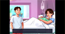 Summertime saga - Josephine gave Johannes a blowjob behind the counter ... Johannes fucked Tina