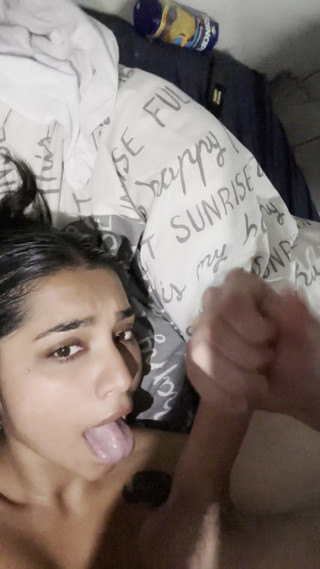 I Cum on the Face of My Asian Girlfriend with Huge Tits - Yasmina Khan and Brady Bud