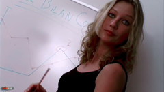 Lady-margaux: Slutty Teacher Lady Margaux Discovers Student's Secret Skills with Terry Kemaco
