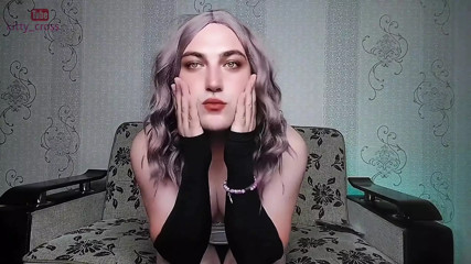 THE CUTEST COCK. Pre-Cumming Masturbation Pretty Ladyboy Shemale Model Crossdresser Cosplayer