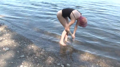 Young Rita River Side Casting