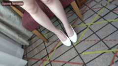 Uncensored - 183cm Tall Race Queen in Heels with Slender Curves - Swallow and Creampie