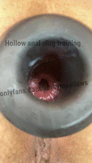 Hollow Anal Plug Training