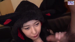 Delicate Gulp Bliss with a Tiny-curve Dark Haired Tease on a Sweet Oral Date Part.4