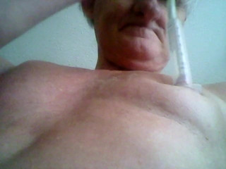Nipple play with a homemade pump