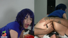 Ramona flowers fucks and ends up in anal and squirt