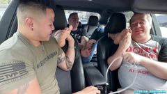 Blonde Gay Ryder Laughs Loudly As His Feet Gets Tickled