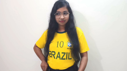 Nilimachowdhury is calling her friend home so she can fuck him with an empty condom.
