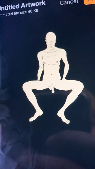 Look at his penis