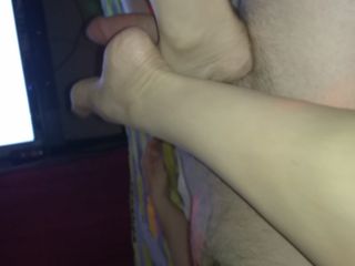 Another size 5 Asian milf footjob