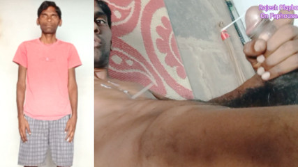 Rajeshplayboy993 cumming on the chest