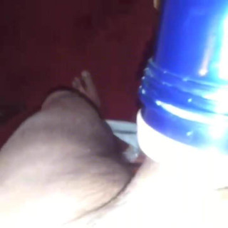 Cumming inside Jims fleshlite.