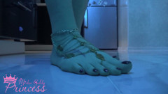 Mesmerizing foot worship