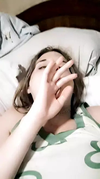 Stroking my clitty till I cum in your face! thumbnail