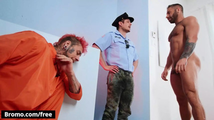 While Hiding From The Cops, Fugitive Bo Sinn Drills Eddy Ceetee's Tight Sweet Ass - BROMO