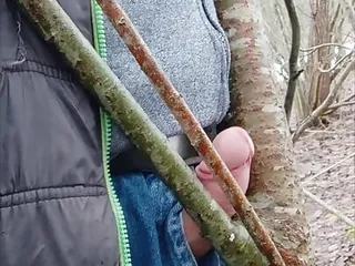 rub your dick against a tree