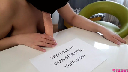 Dildo sucking? I want real dick - FREELOVE