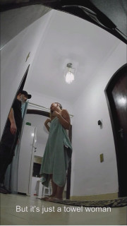Playing Naked in Front of the Delivery Guy While My Husband Works.