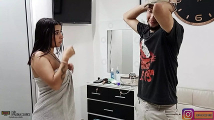 Hot stepbrother massages me until I suck his big dick - Porn in Spanish