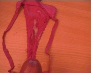 Cum in a thong