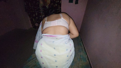 My stepsister is getting the bed ready for her husband.