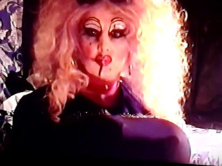 OTT DRAG TV SMOKING WITH LONG NAILS.