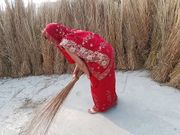 Indian Beutifull maid wife outdoor fucking