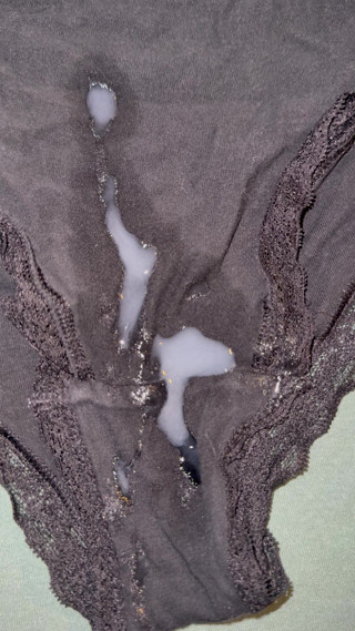 Cum on wife's panties 41