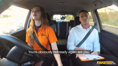 Fake Driving School - Kinky Students' Secret: Blowjobs and Creampies for Top Grades