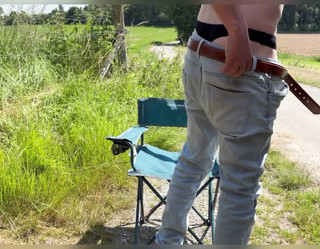 Show me naked in public visible street